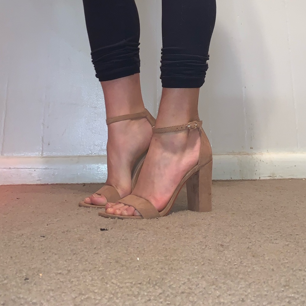 Target Heels in Taupe | Steve Madden Look-a-like